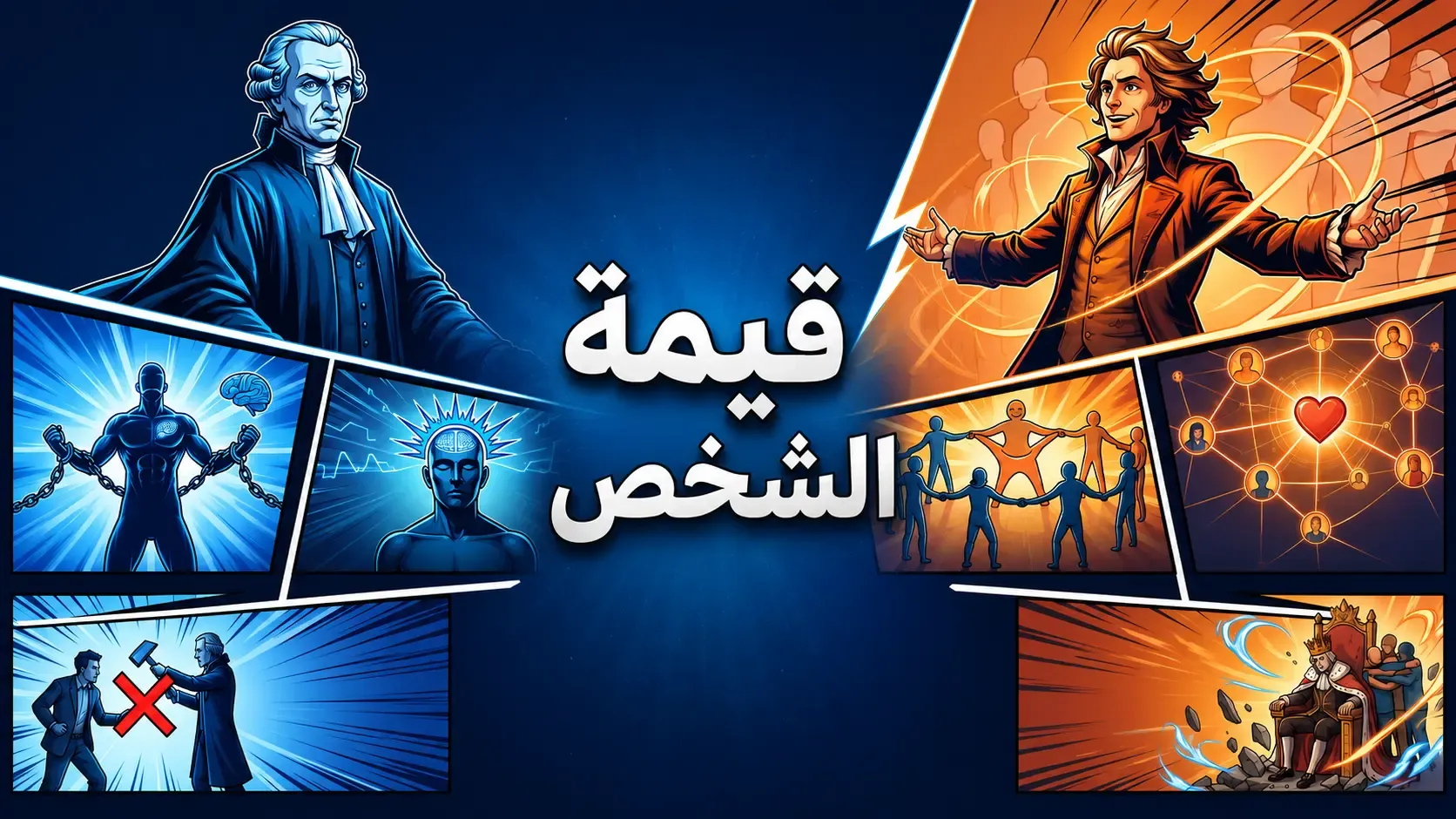 مواقف الفلاسفة من قيمة الشخص — بين الغائية الأخلاقية والاستقلالية الوجودية